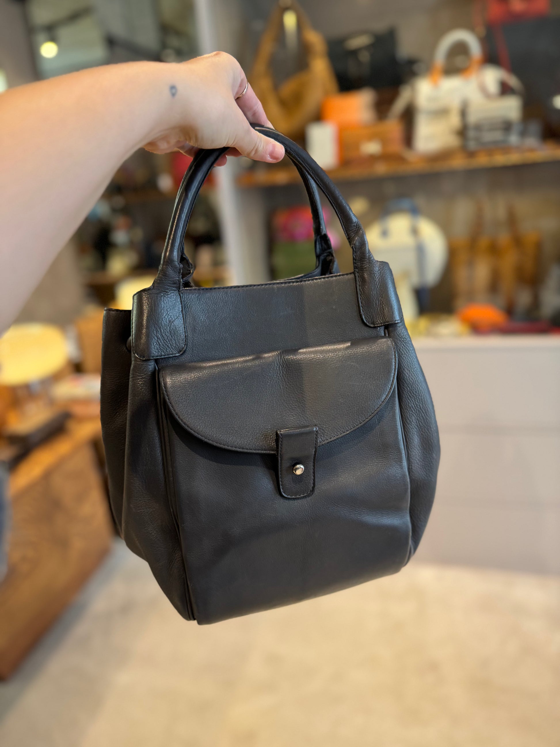 Delvaux Grey Equivoque Bag