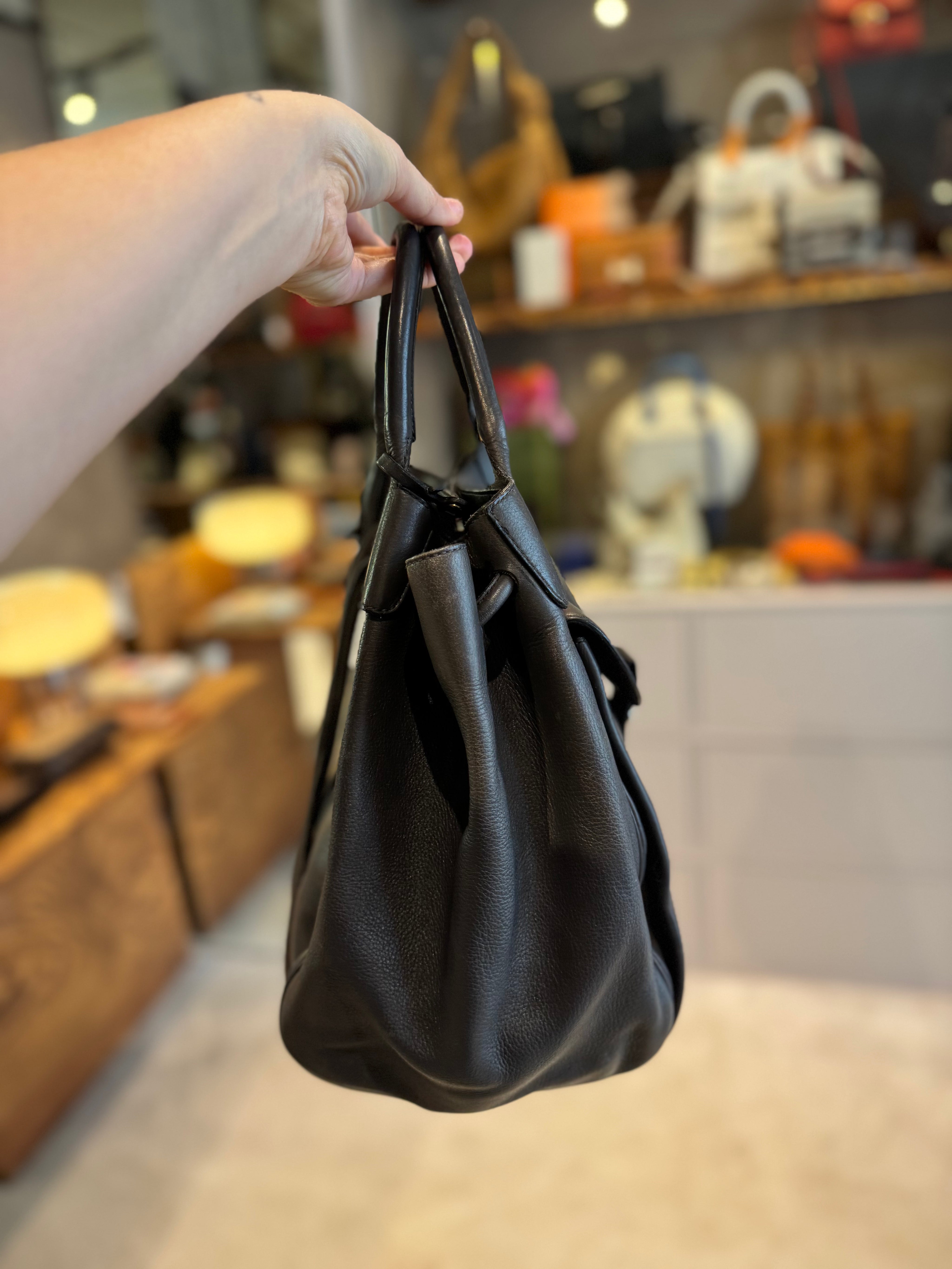 Delvaux Grey Equivoque Bag