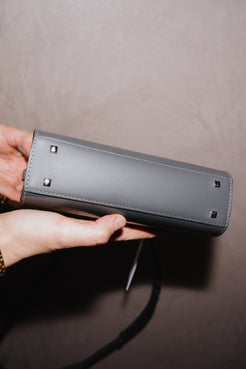 Delvaux Grey Tempête Small Bag