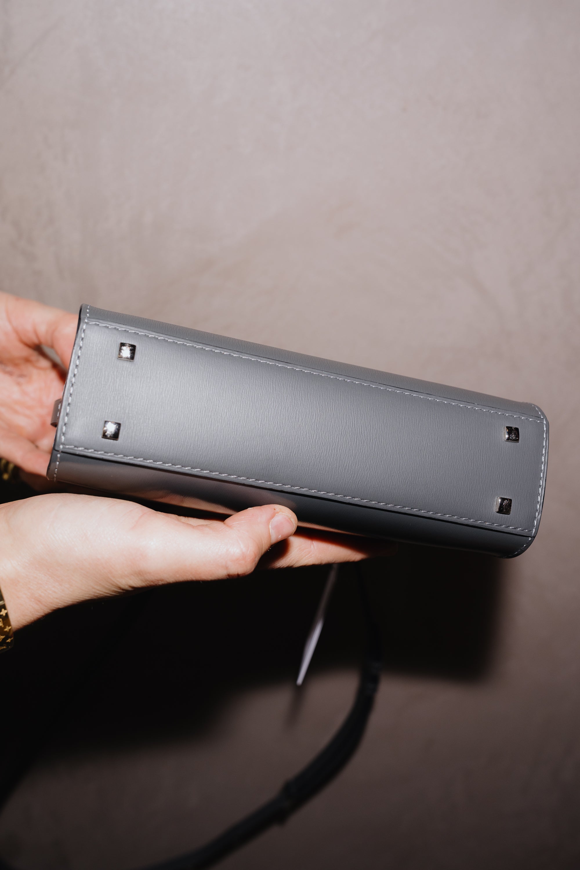 Delvaux Grey Tempête Small Bag