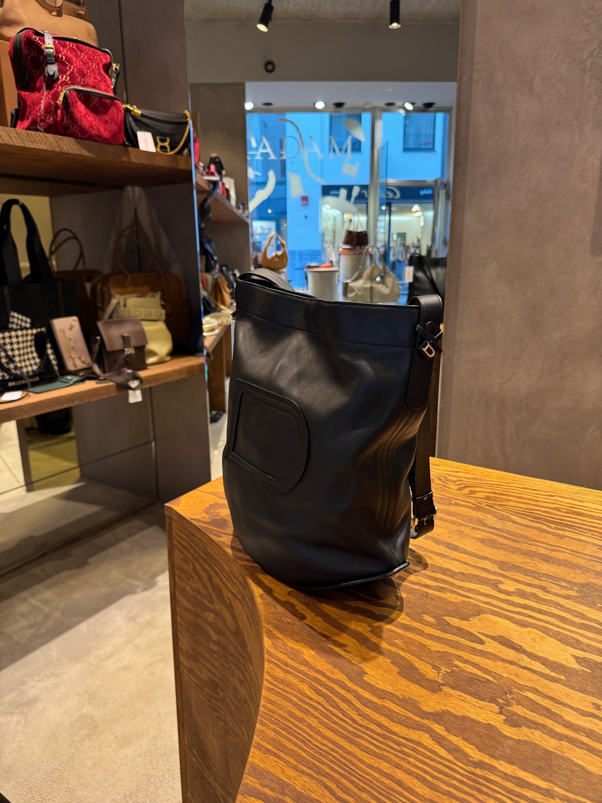 Delvaux Le Pin – Black with Silver Hardware