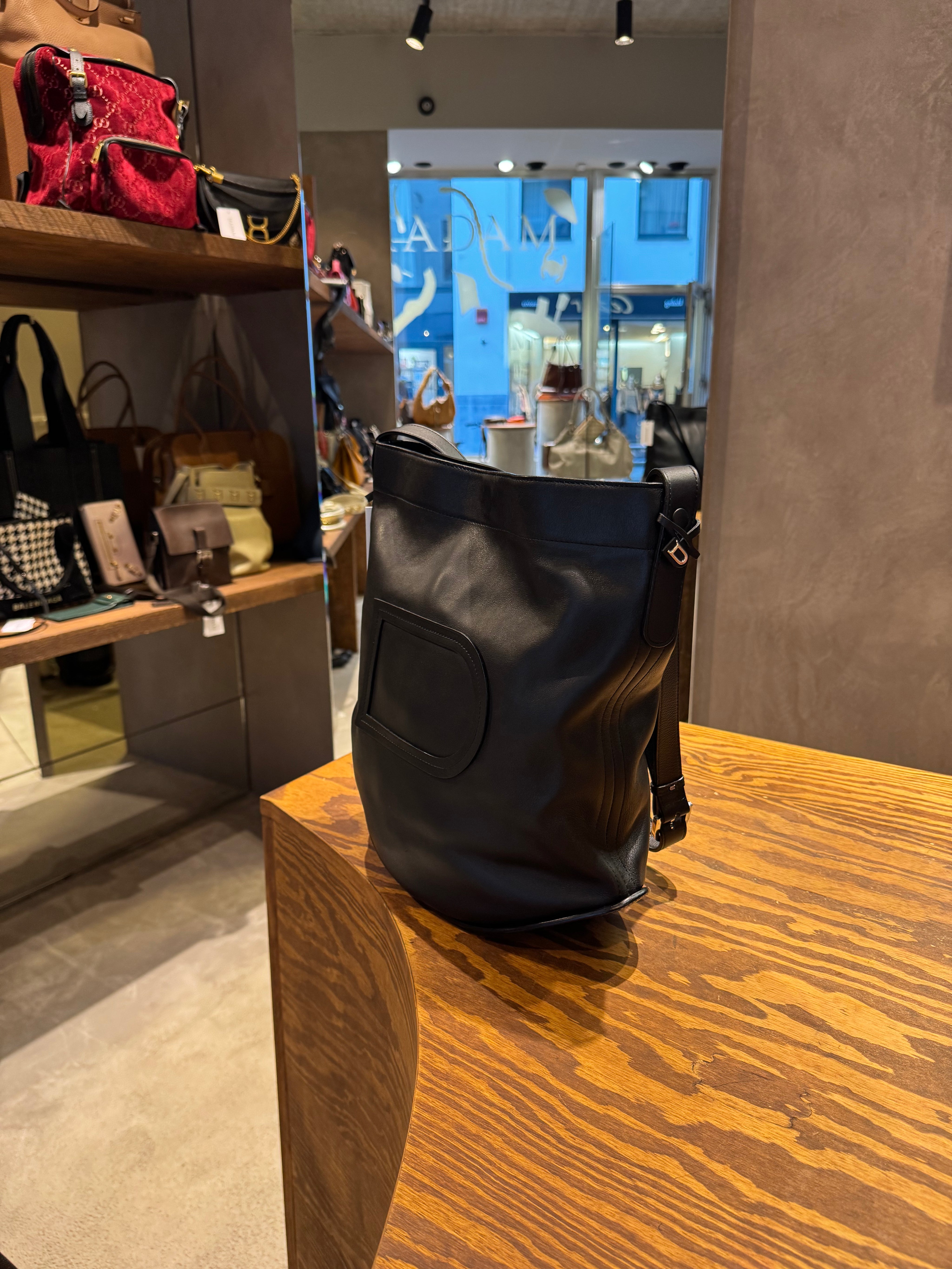 Delvaux Le Pin – Black with Silver Hardware