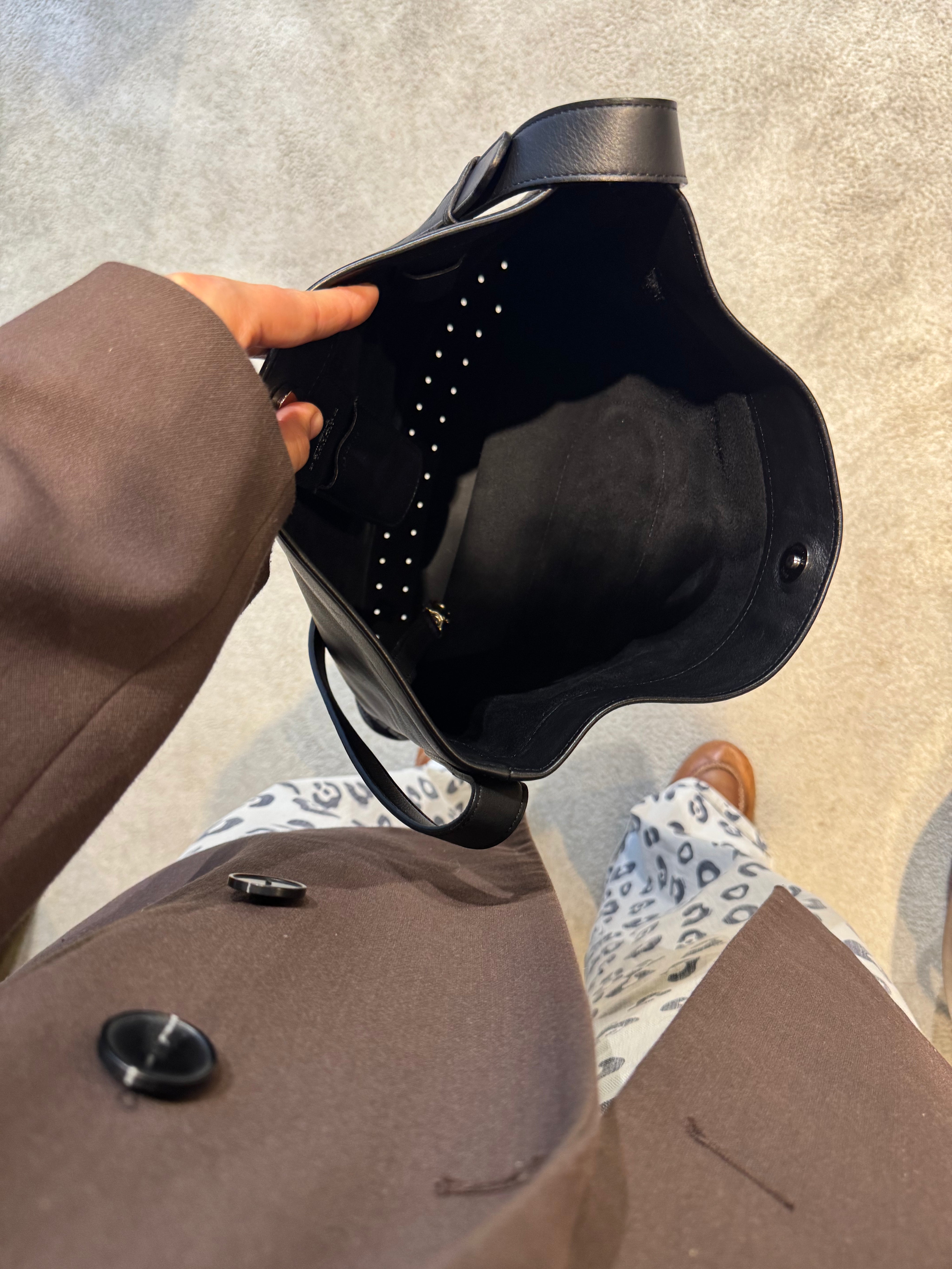 Delvaux Le Pin – Black with Silver Hardware