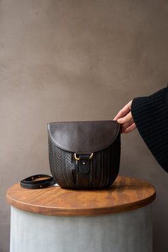 Delvaux Listrac PM Toile de Cuir