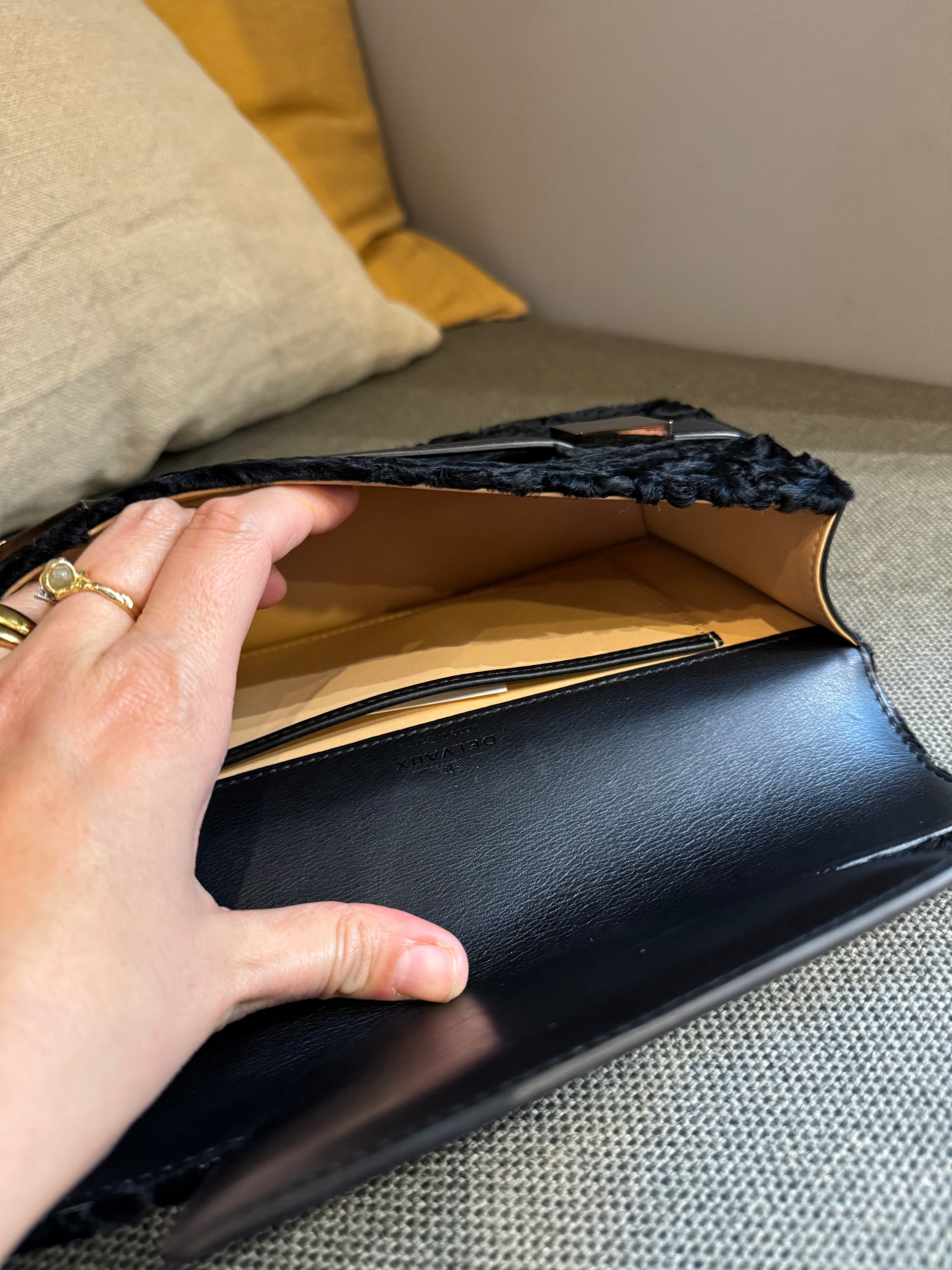 Delvaux Madame Clutch – Astrakan