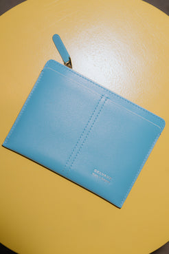 Delvaux Magritte Cloud Trompe l'Oeil Coin Card Case
