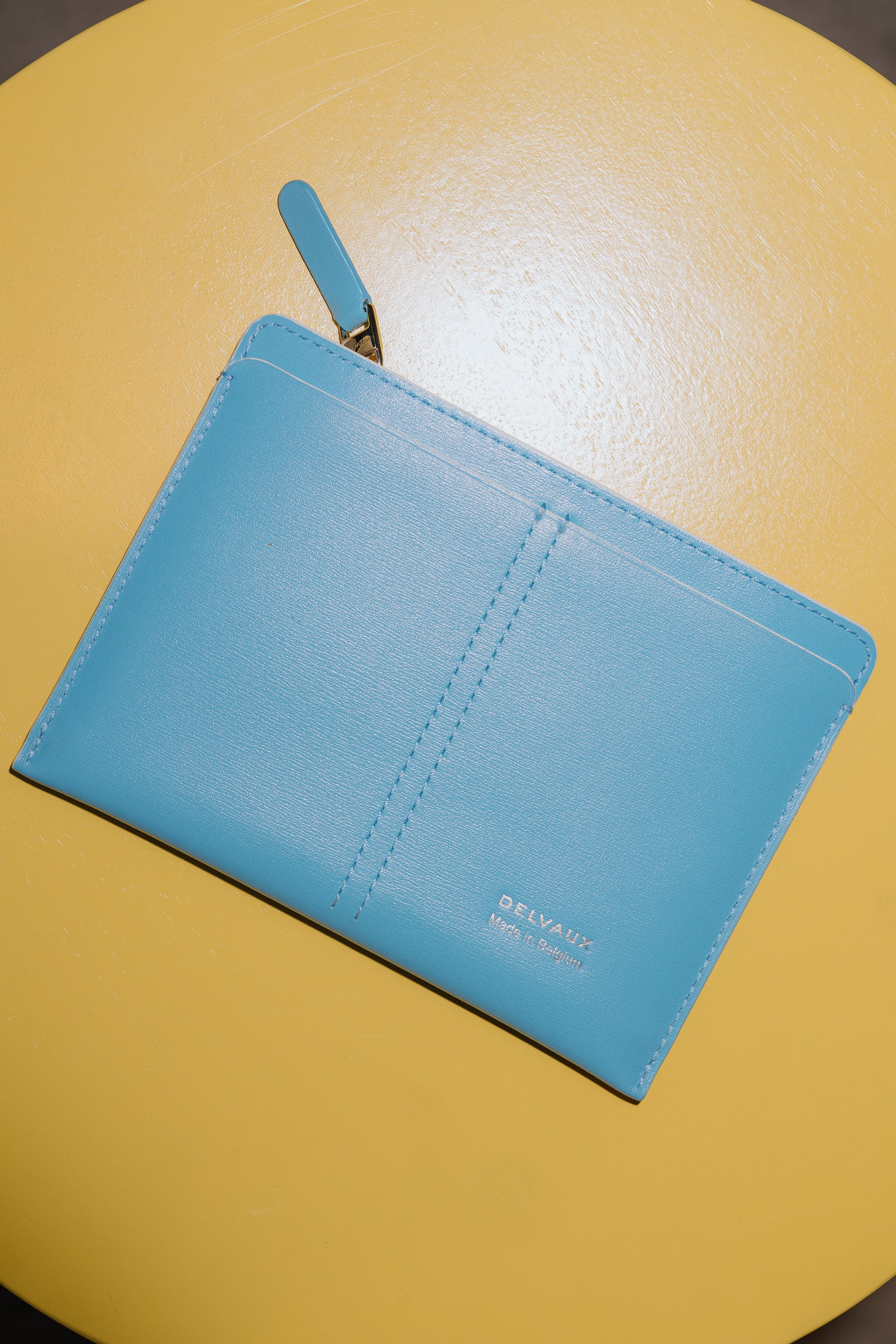 Delvaux Magritte Cloud Trompe l'Oeil Coin Card Case