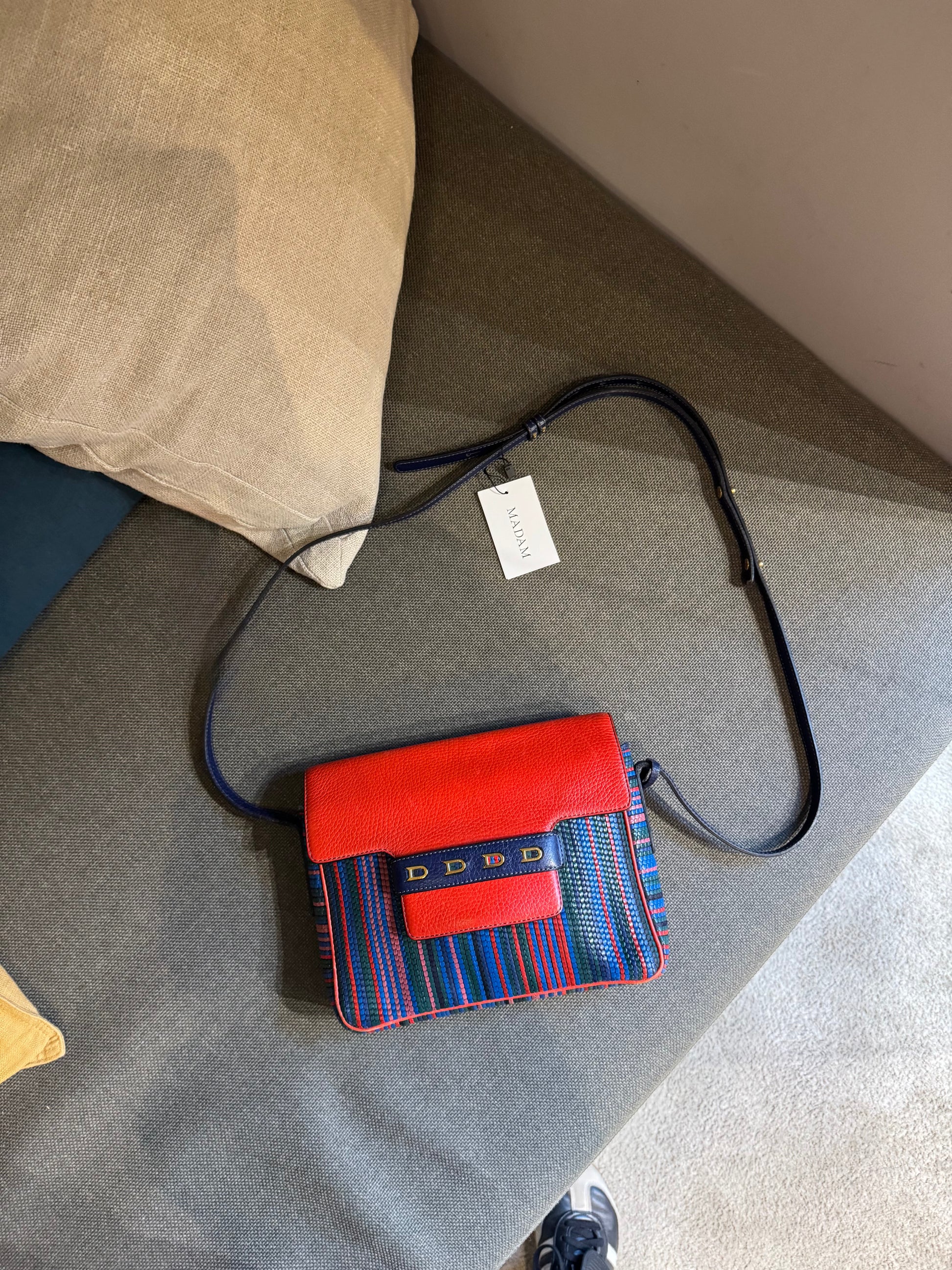 Delvaux Malbec Tressé Crossbody Bag