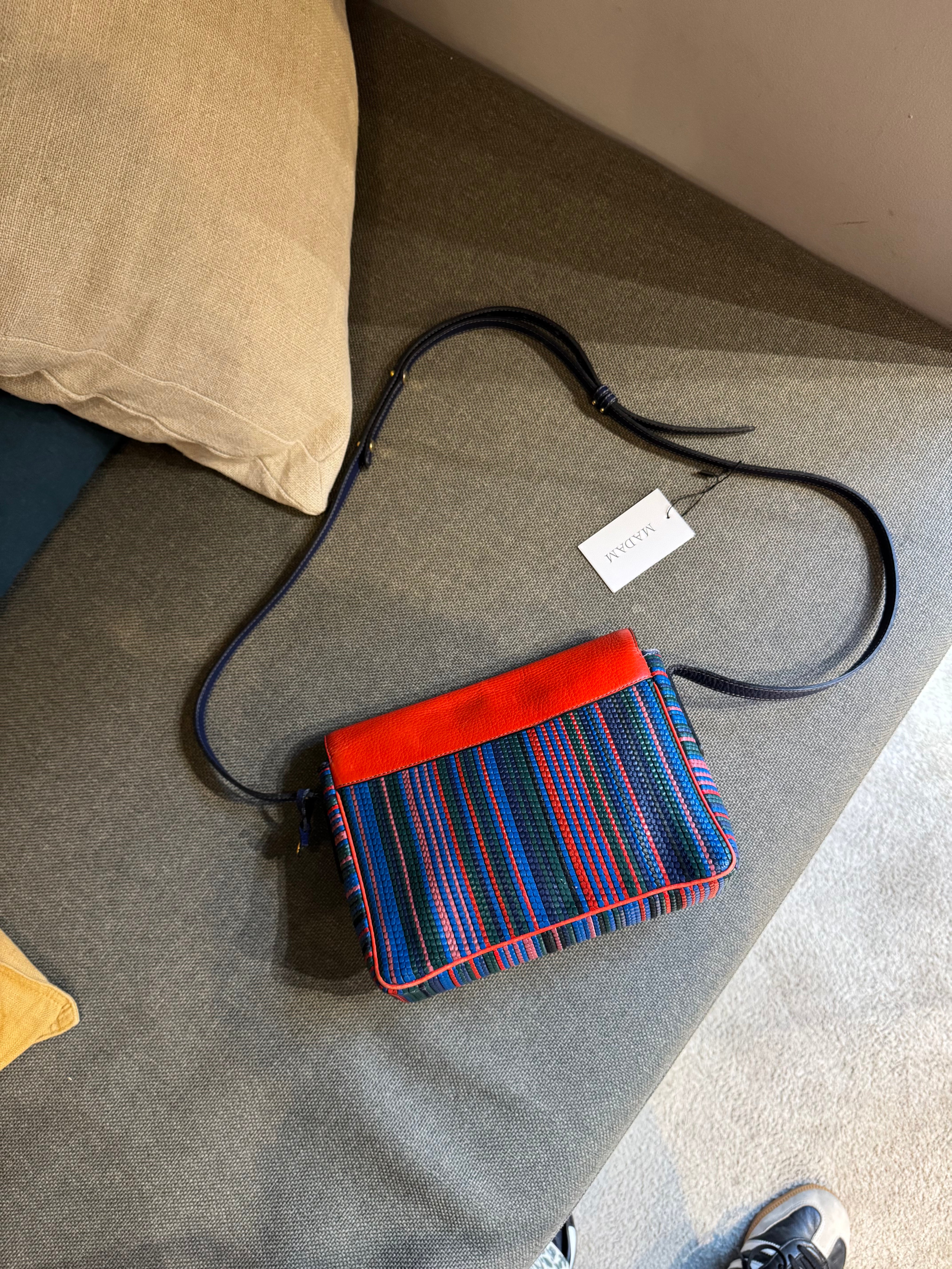 Delvaux Malbec Tressé Crossbody Bag