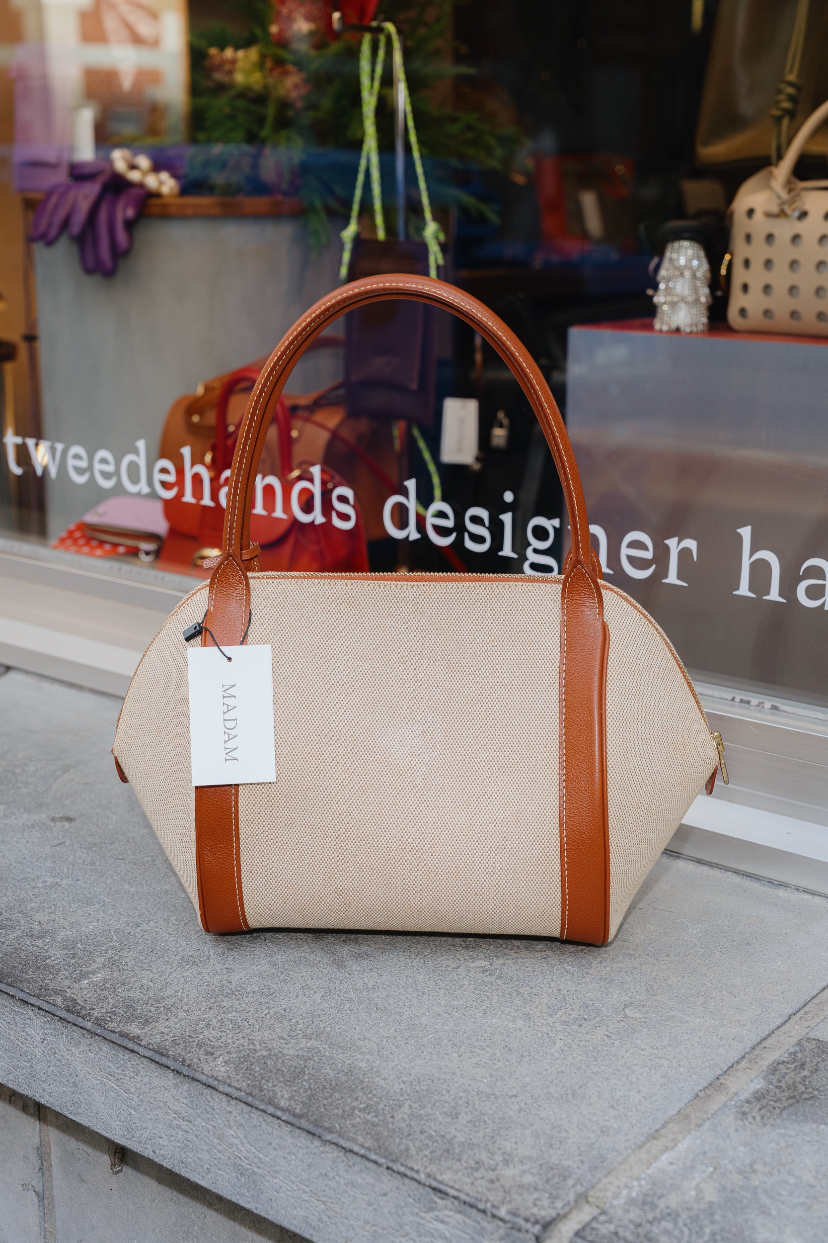 Delvaux Perle PM Bicolor Bag