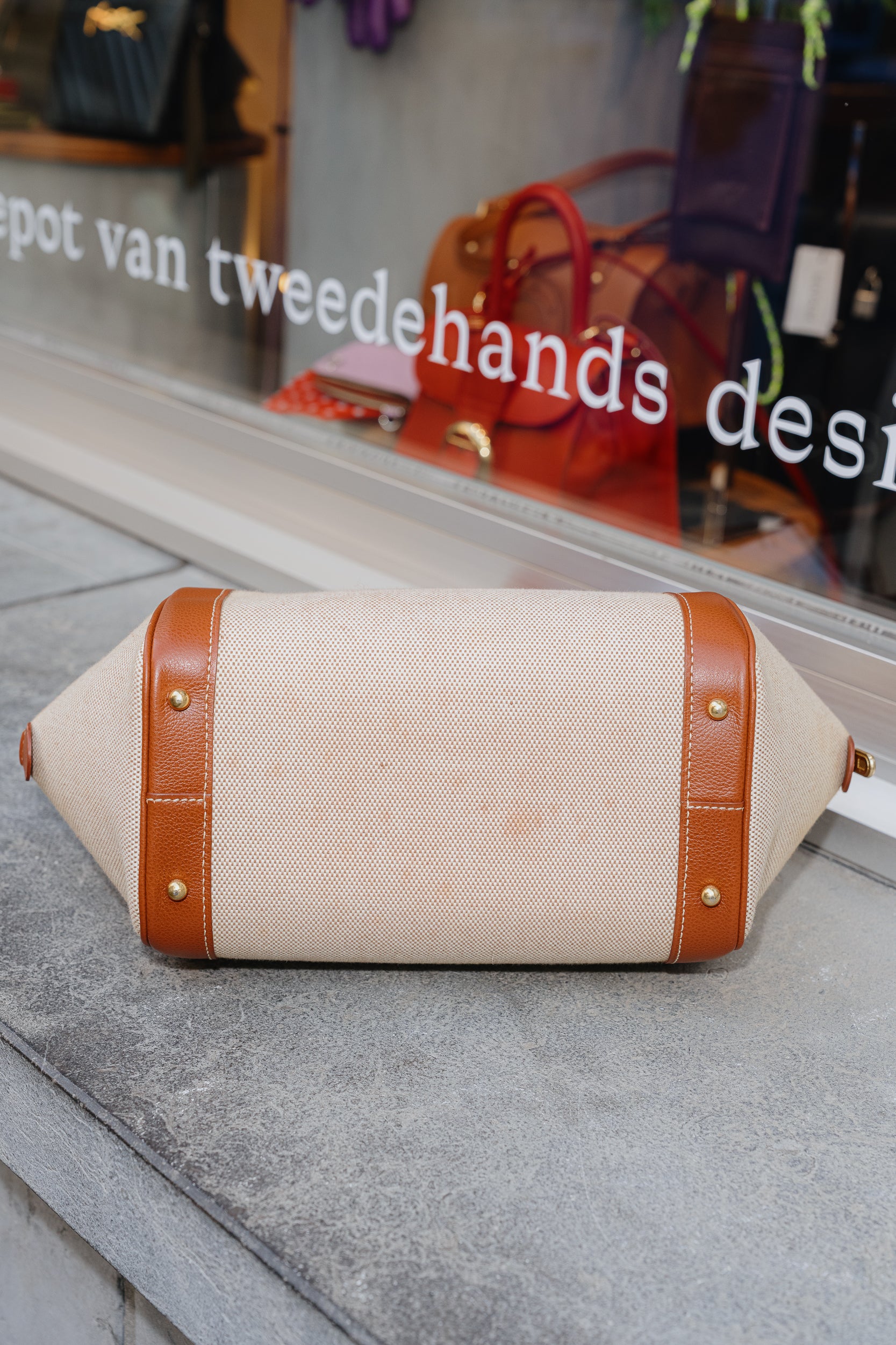 Delvaux Perle PM Bicolor Bag