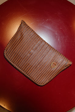 Delvaux Pochette in Toile de Cuir