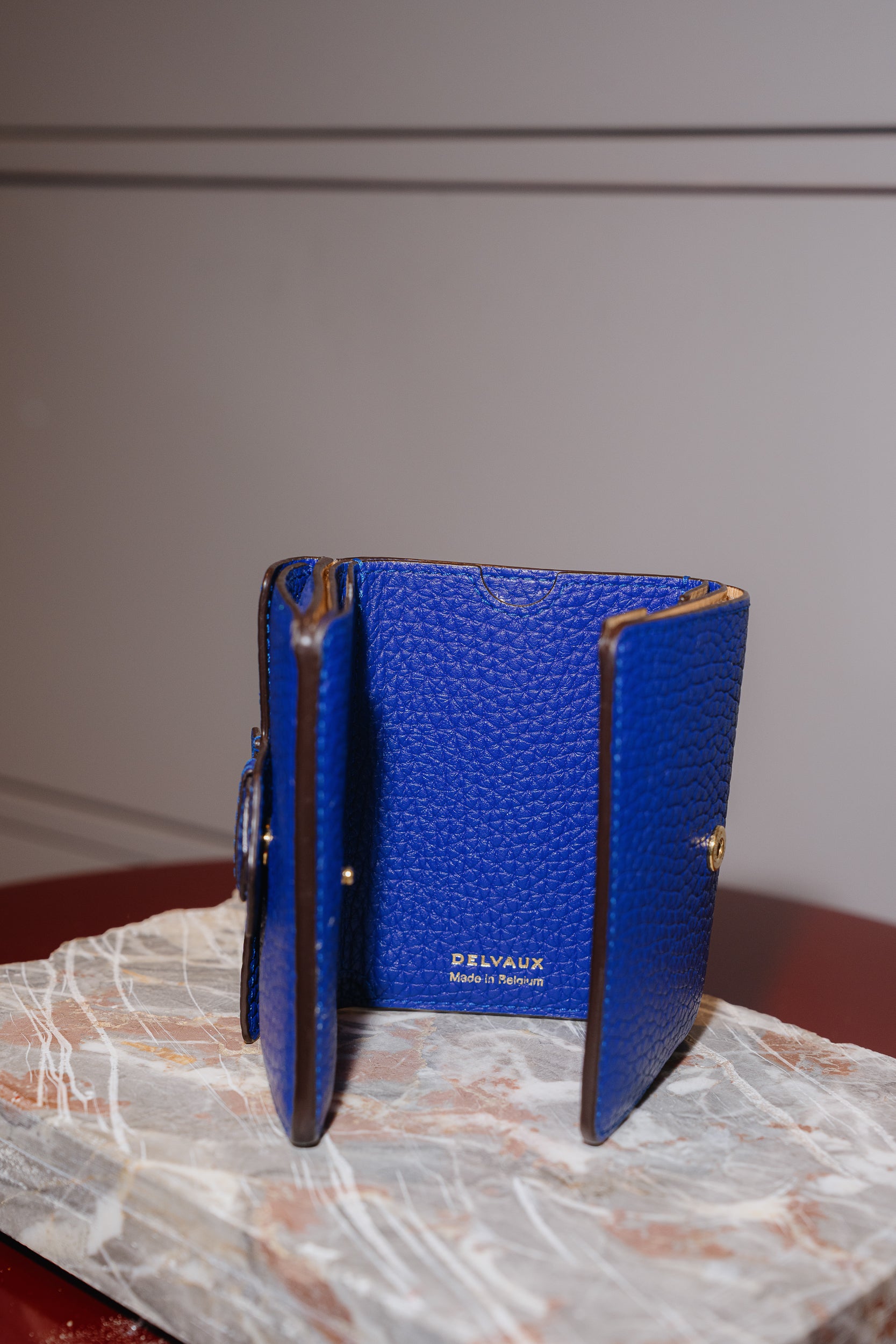 Delvaux Presse Trifold Wallet