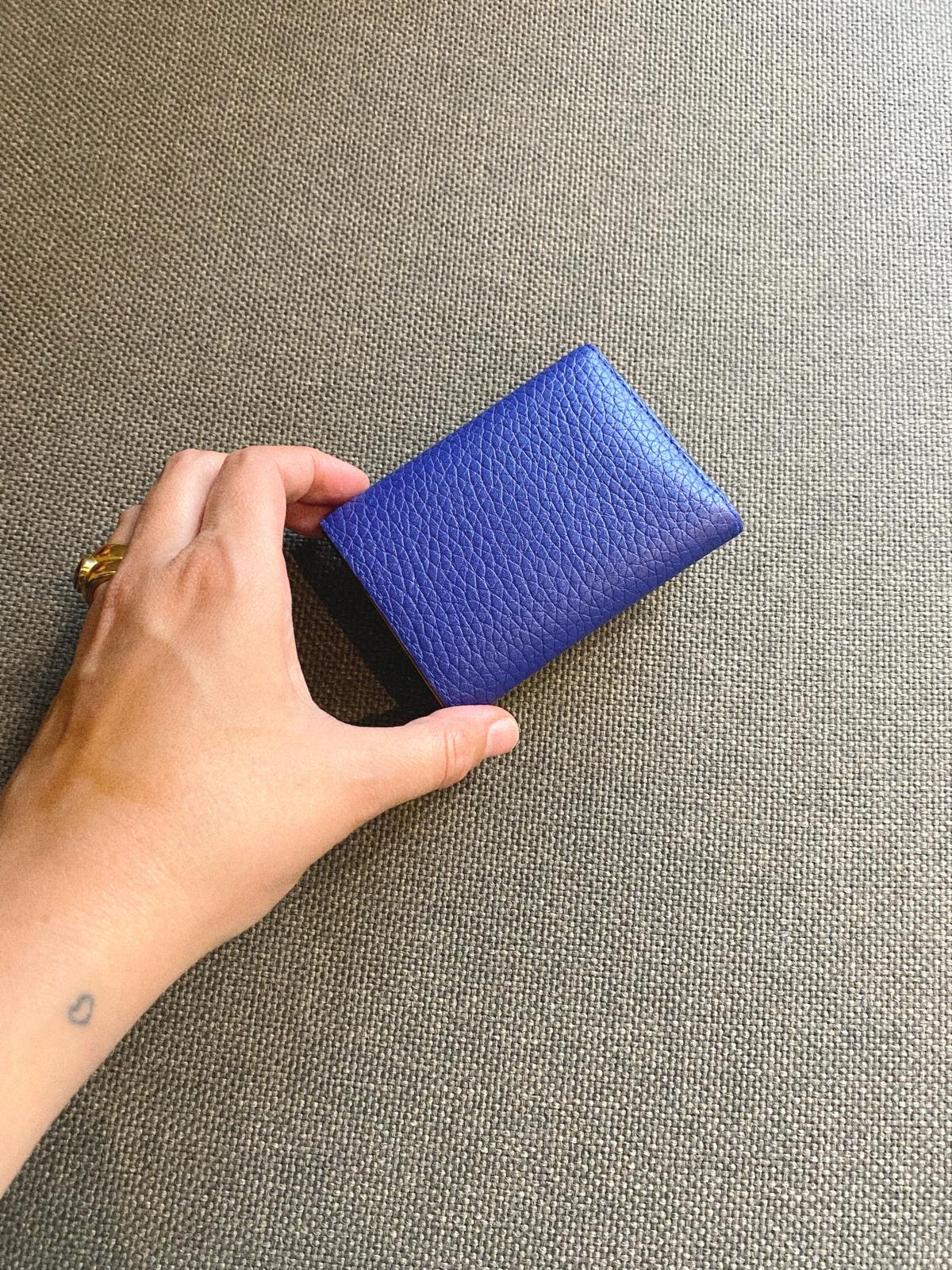 Delvaux Presse Trifold Wallet
