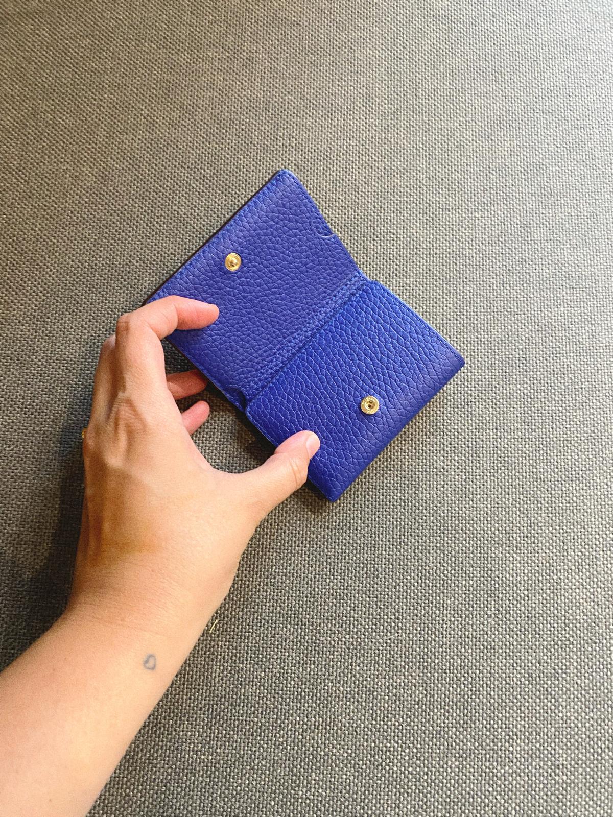 Delvaux Presse Trifold Wallet