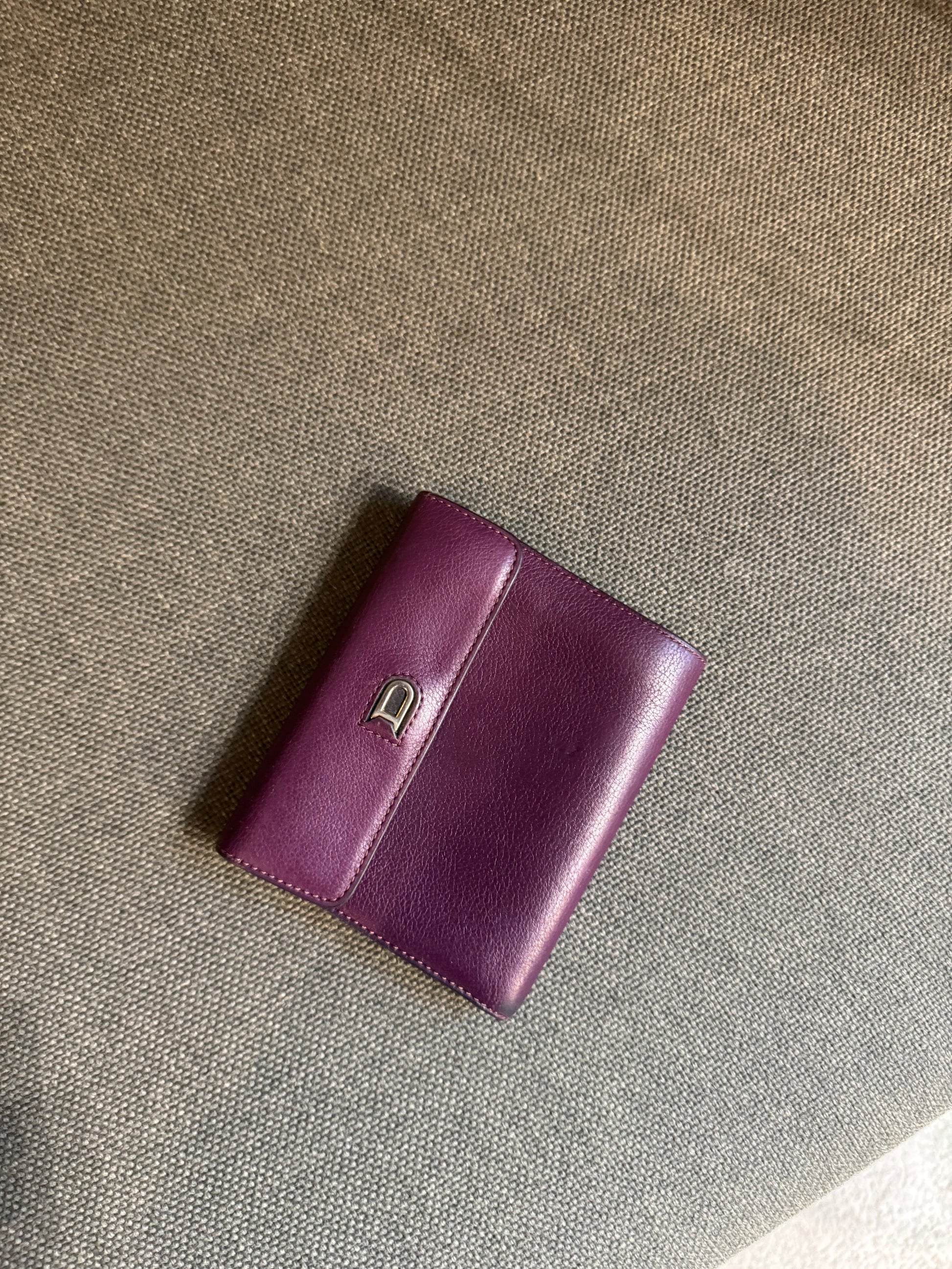Delvaux Purple Leather Wallet