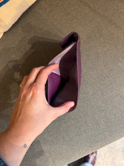 Delvaux Purple Leather Wallet