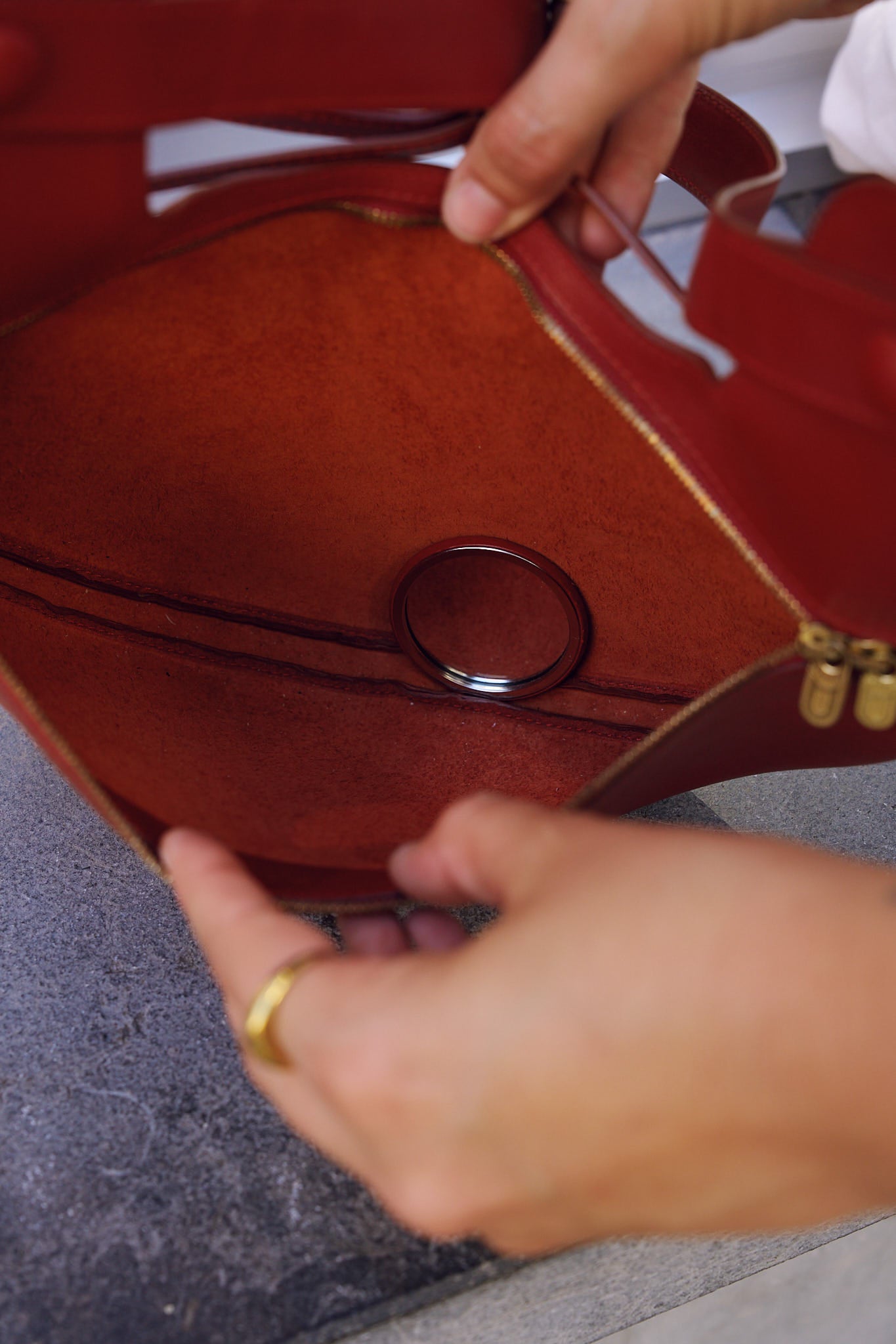 Delvaux Railway Shoulder Bag