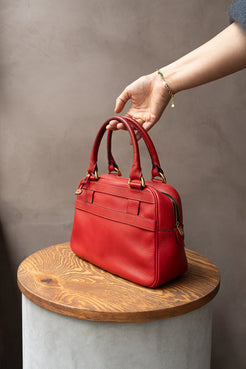 Delvaux Red Parole Bag