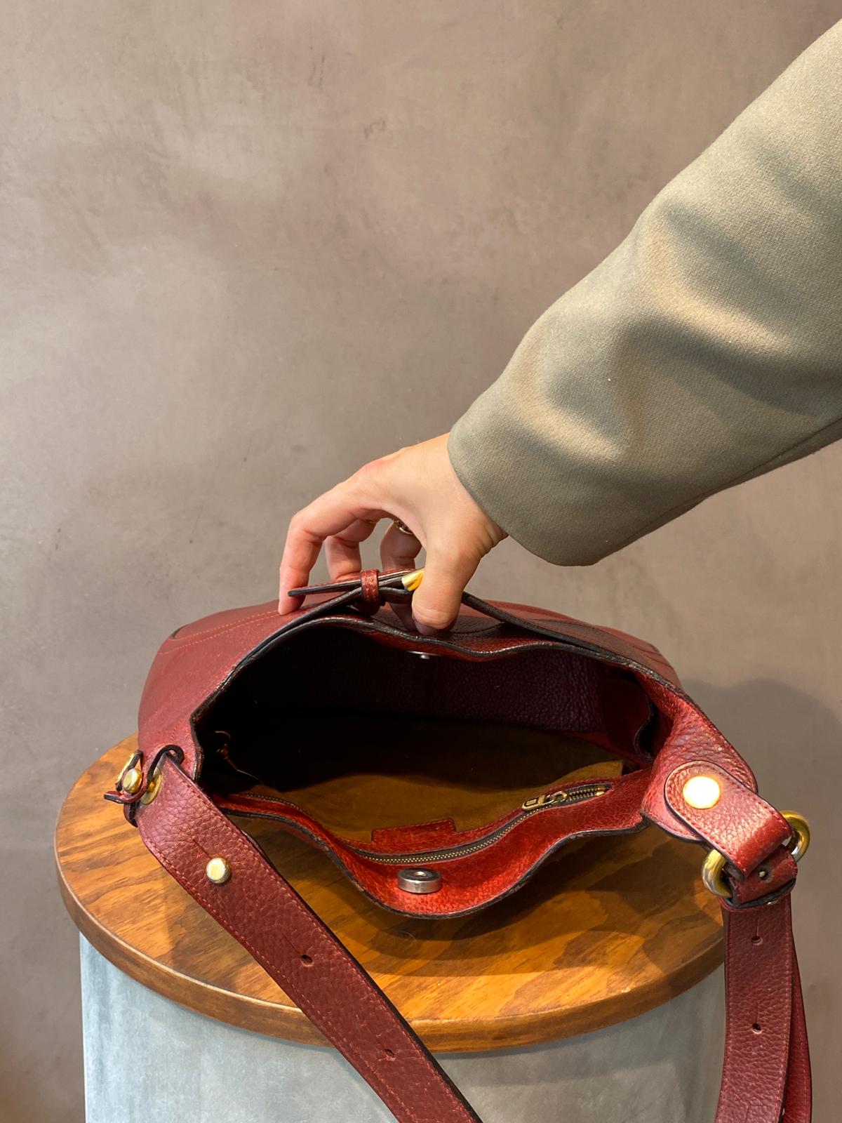 Delvaux Red Souverain bag