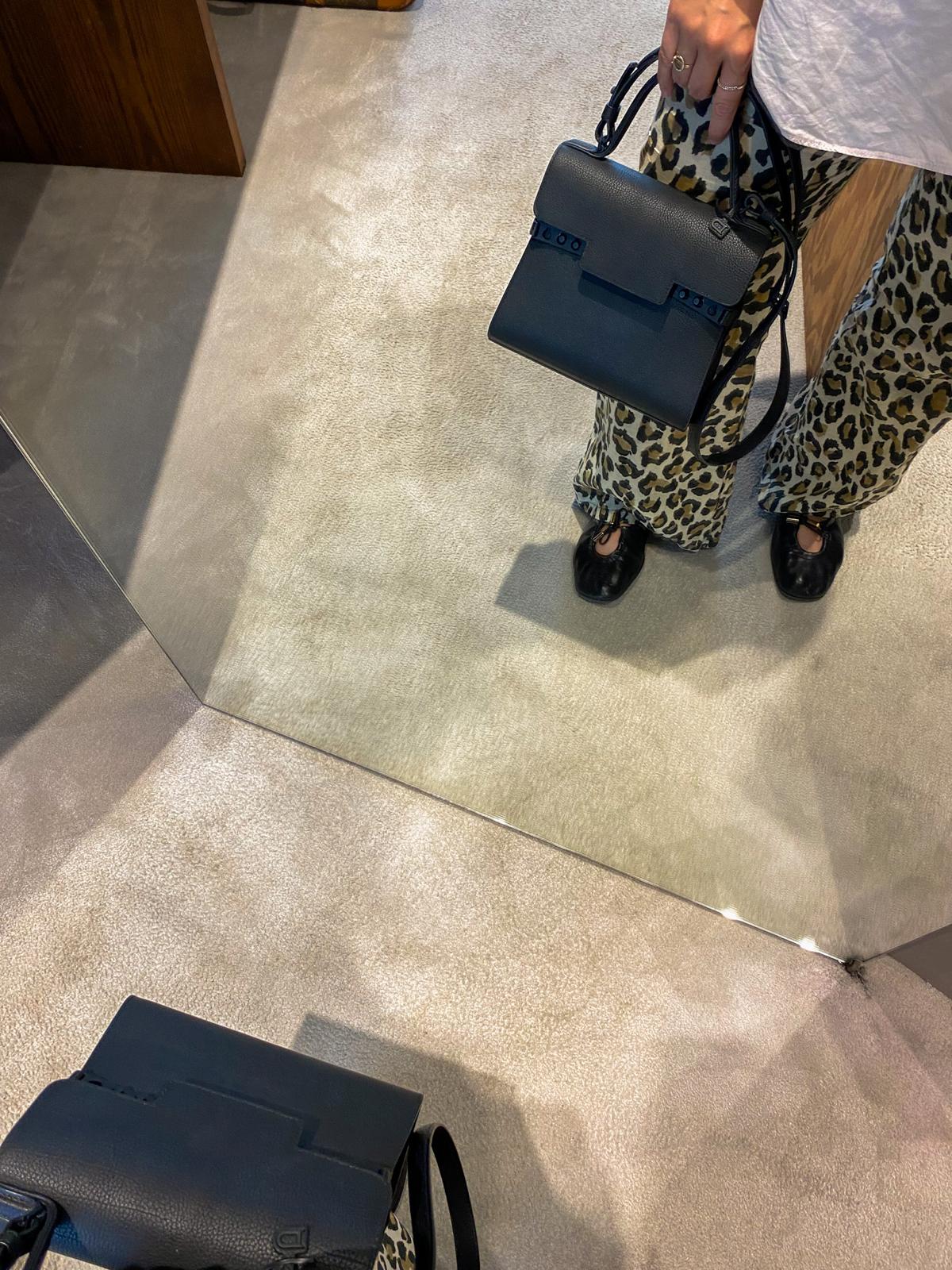 Delvaux So Black Crispy Calf Tempête PM Bag