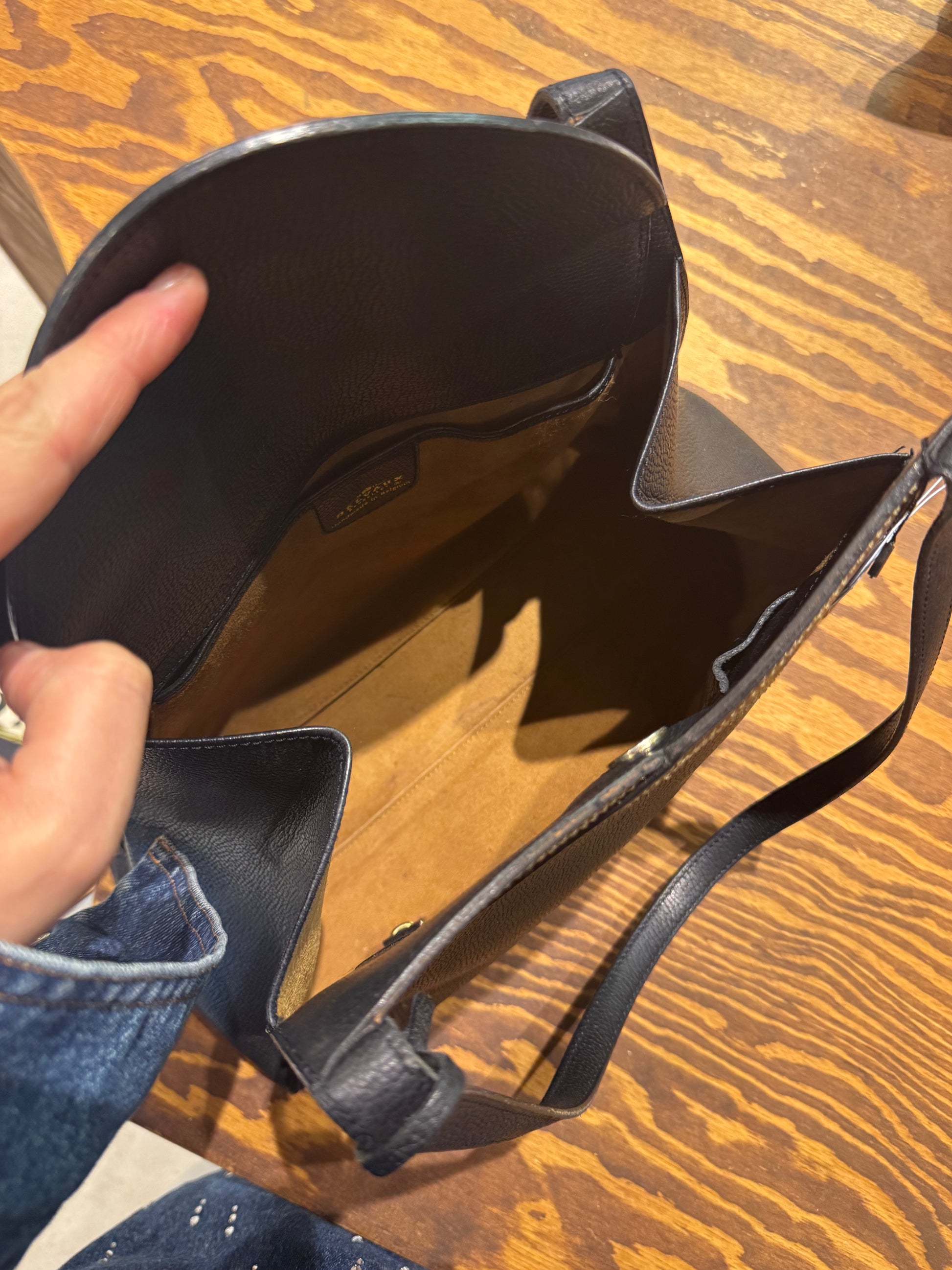 Delvaux Soupir Black Shoulder Bag