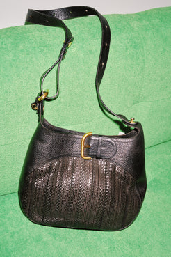 Delvaux Souverain Black Toile de Cuir