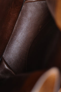 Delvaux Tabac Ostrich Desert Bag