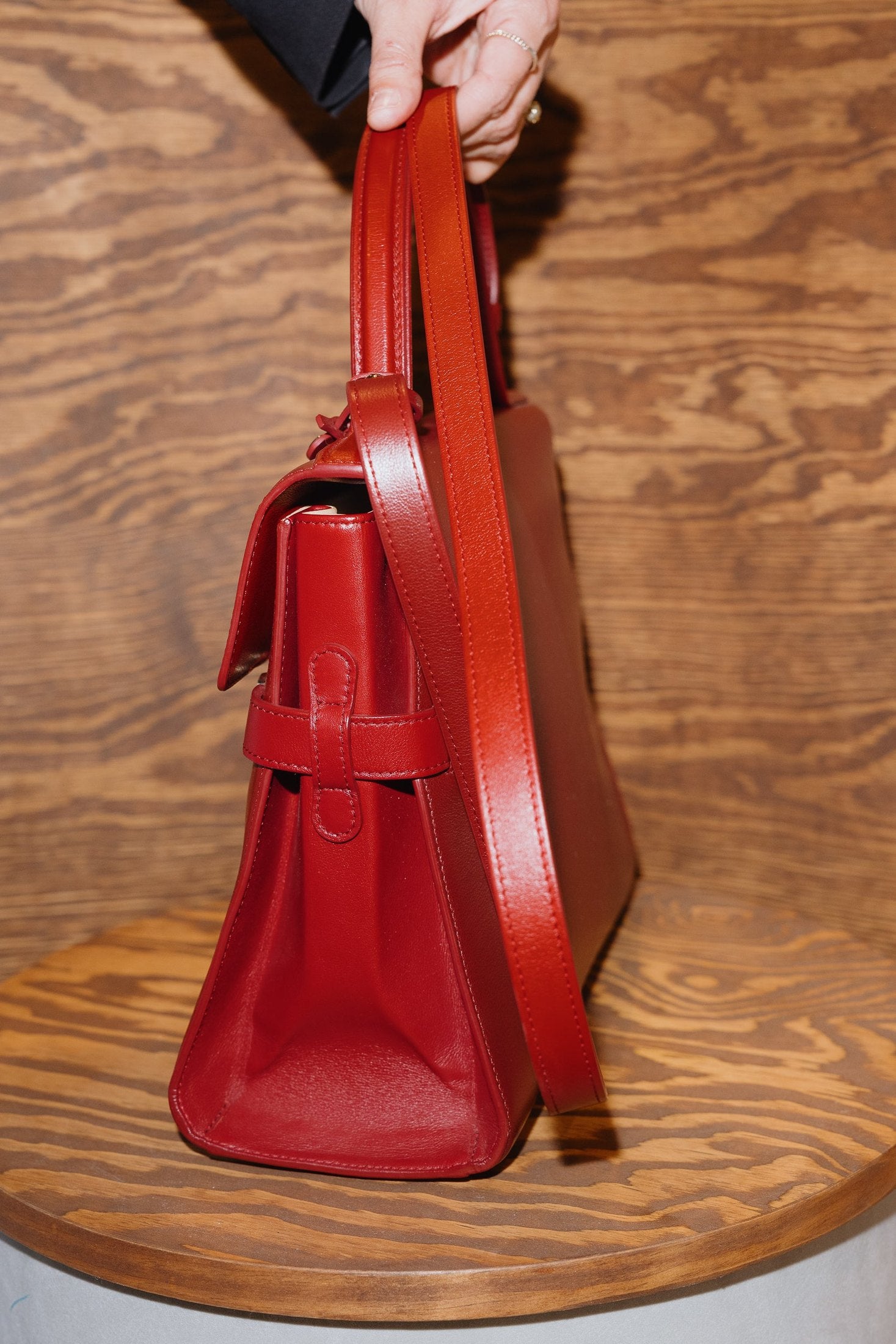 Delvaux Tempête GM Camaïeux Rouge de Pourpre