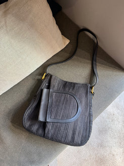 Delvaux Toile de Cuir Crossbody Bag