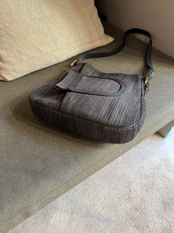 Delvaux Toile de Cuir Crossbody Bag