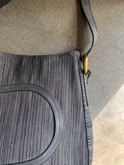 Delvaux Toile de Cuir Crossbody Bag