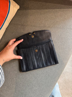 Delvaux Tressé Clutch