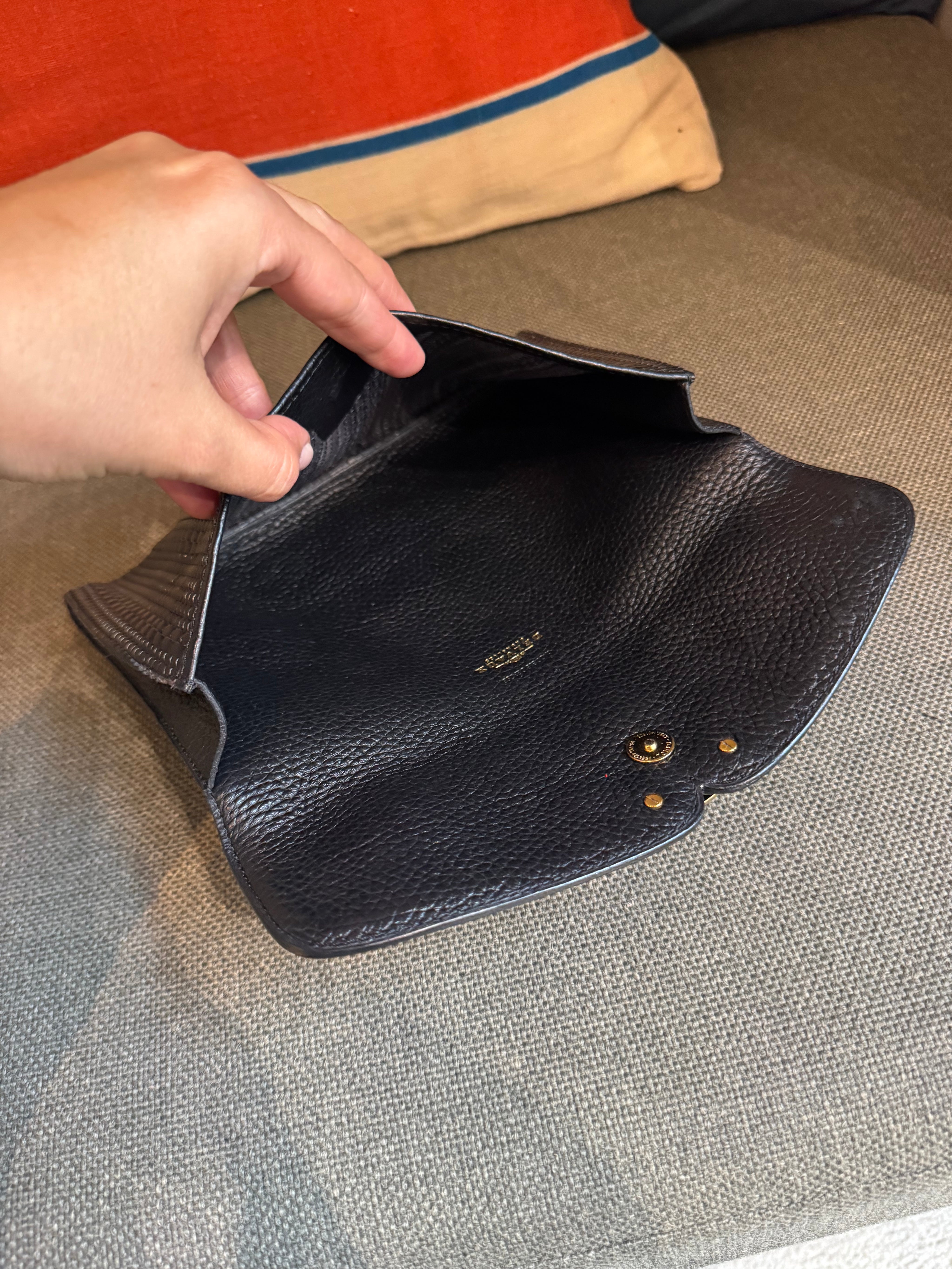 Delvaux Tressé Clutch
