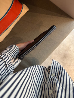 Delvaux Tressé Clutch