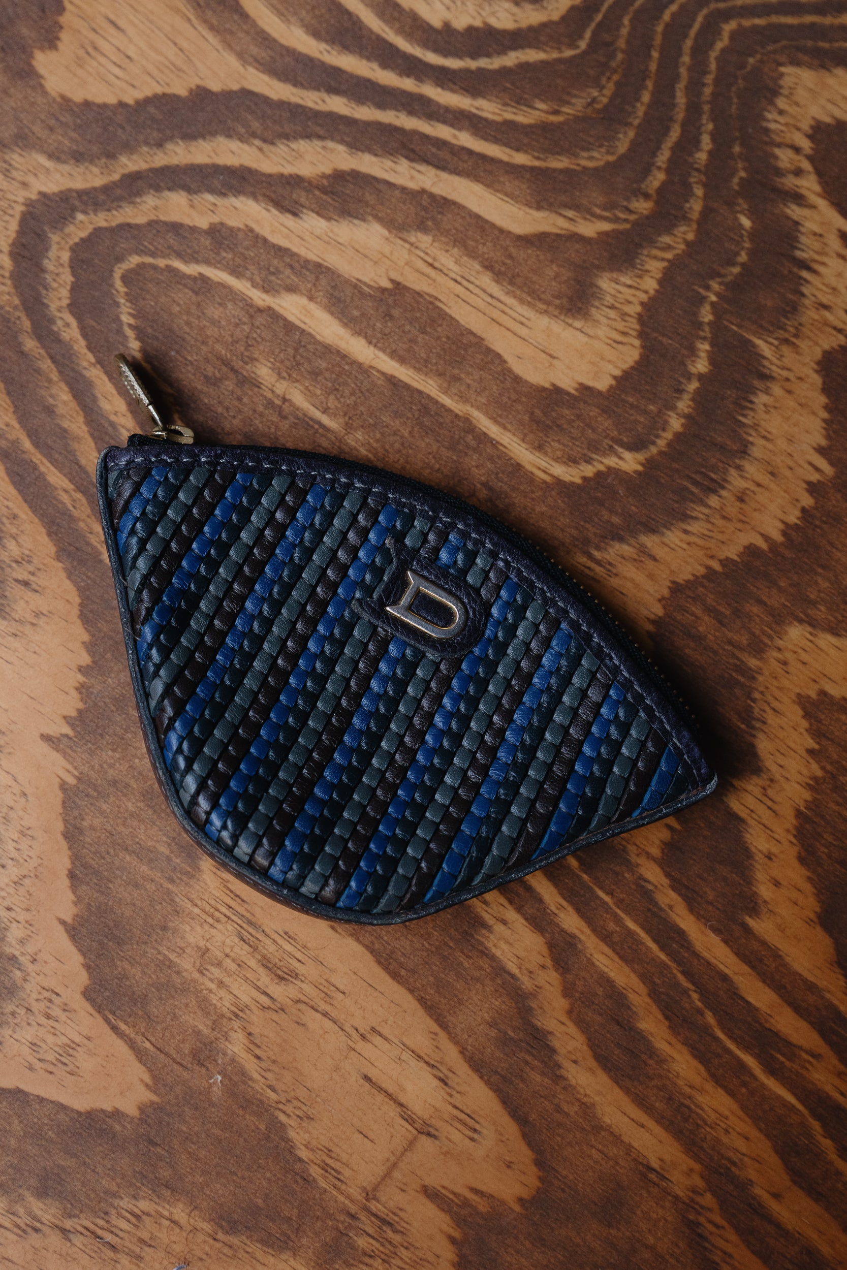 Delvaux Tressé Coin Wallet