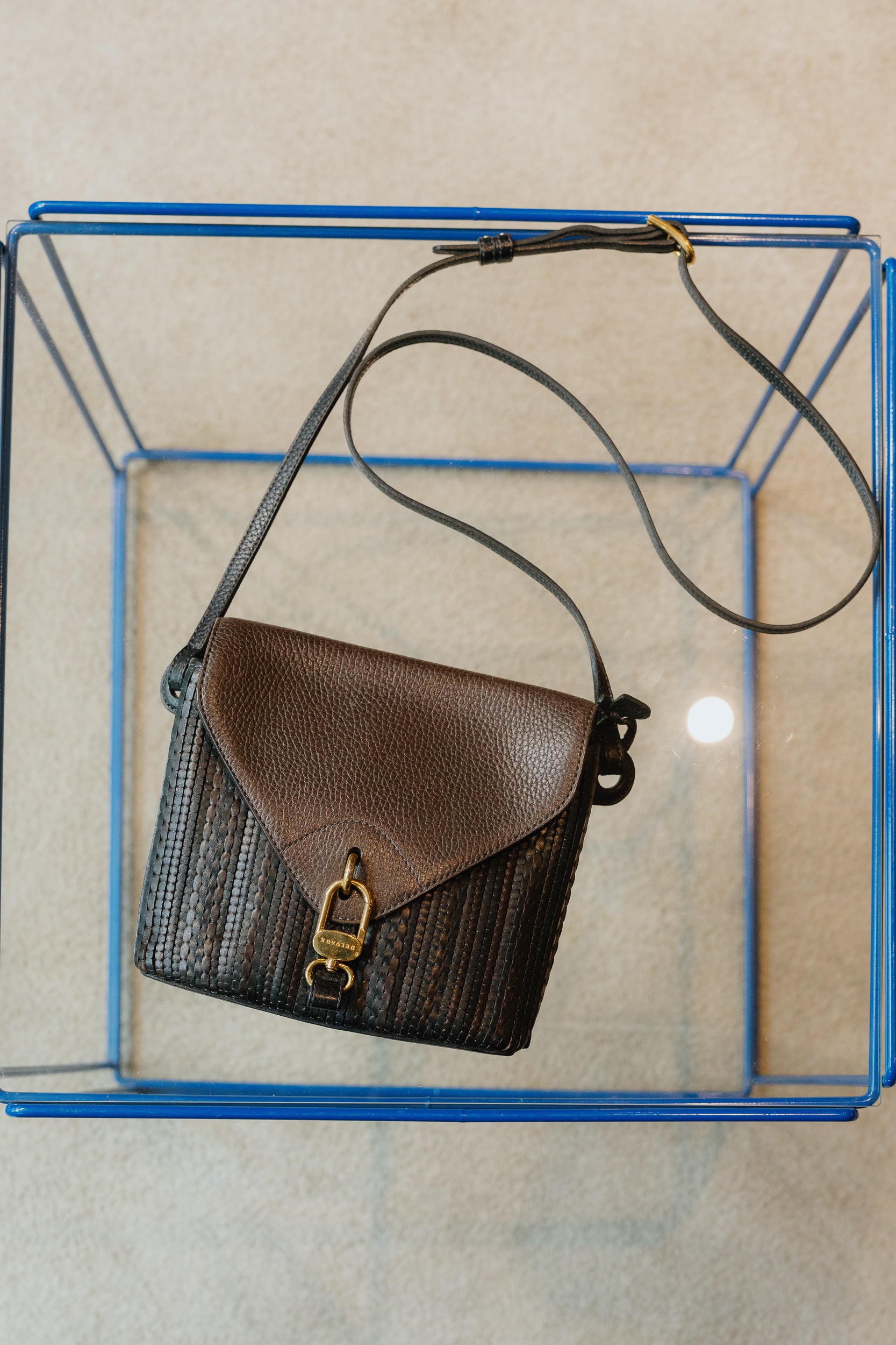 Delvaux Tresse Grelon Crossbody Bag