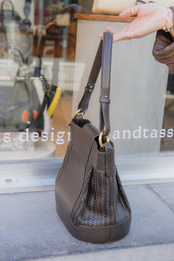 Delvaux Tressé Shoulder Bag