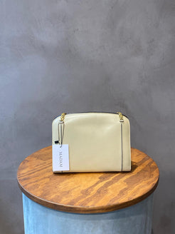 Delvaux Vintage Beige Chain Bag