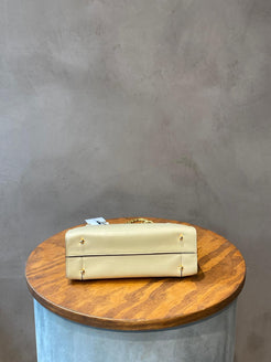Delvaux Vintage Beige Chain Bag