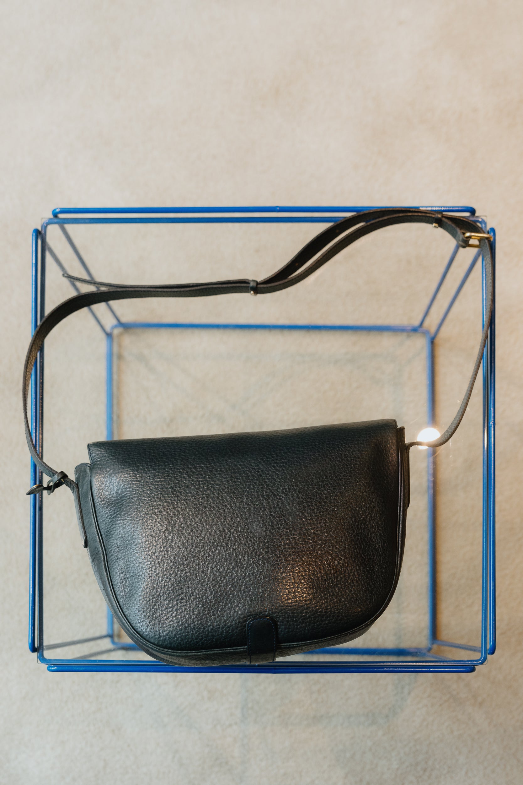 Delvaux Vintage Blue Crossbody Bag