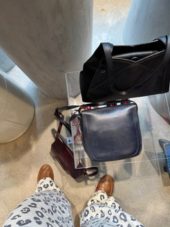 Delvaux Vintage Blue Crossover Bag