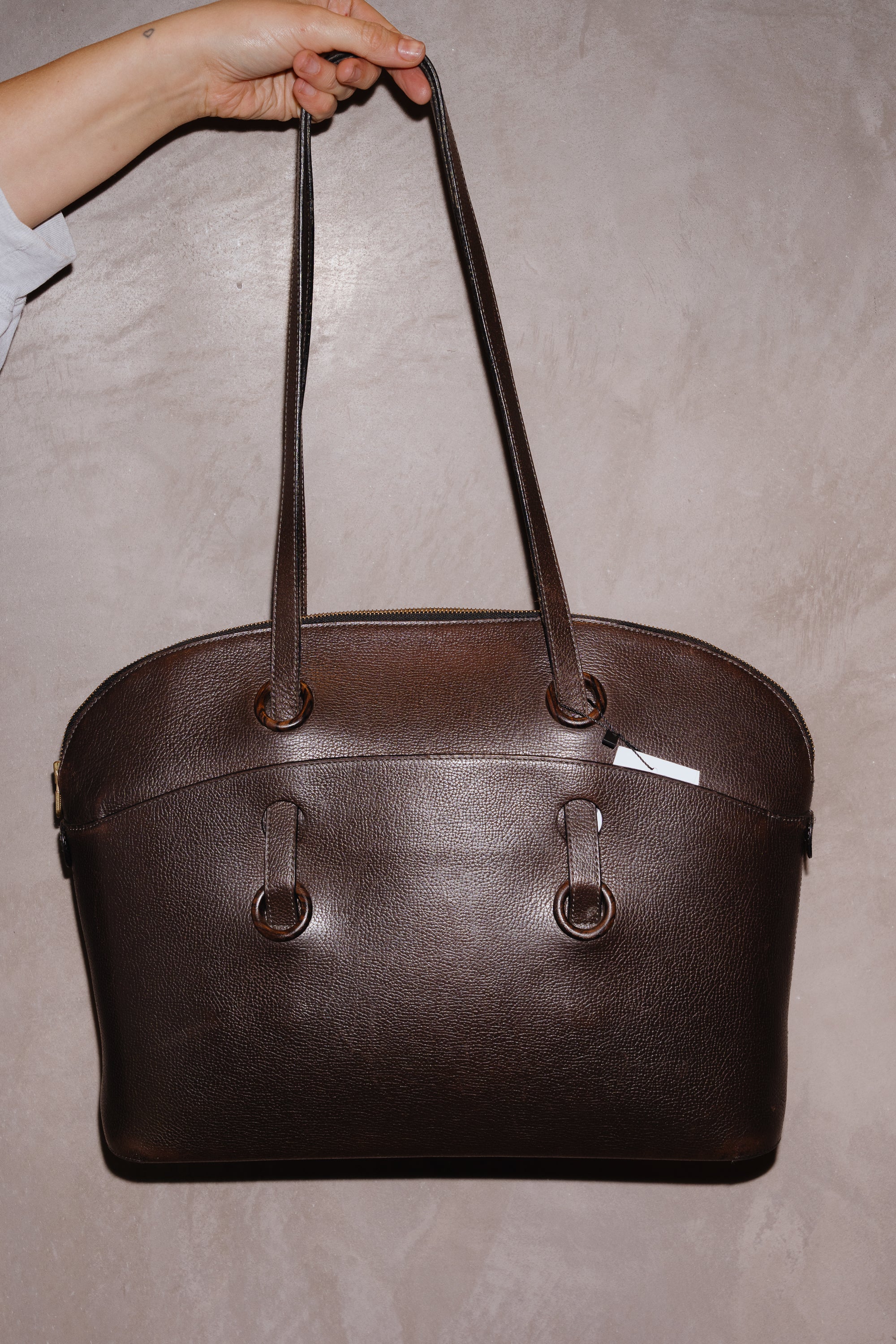 Delvaux Vintage Brown Shoulder Bag