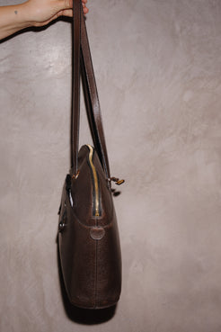Delvaux Vintage Brown Shoulder Bag