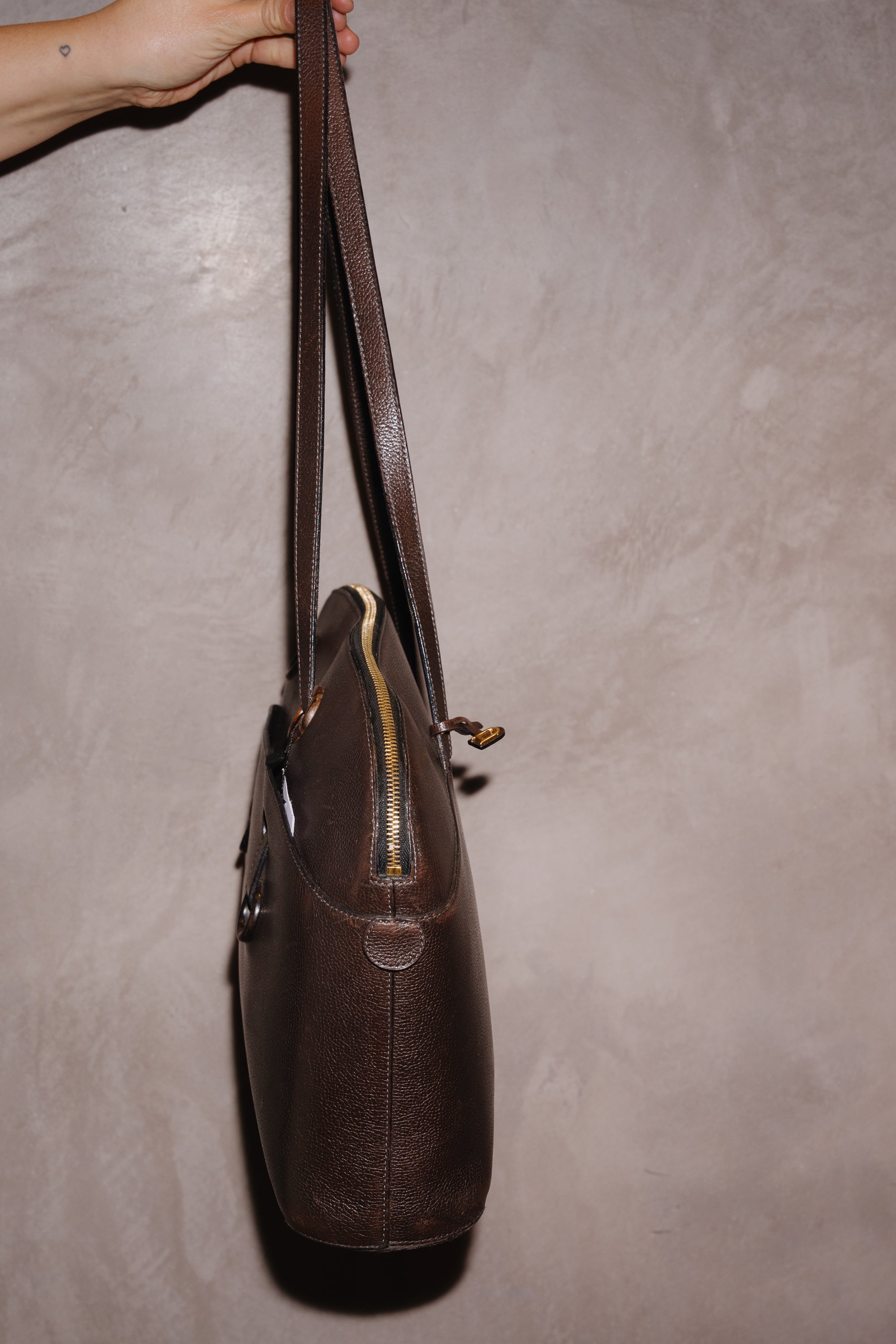 Delvaux Vintage Brown Shoulder Bag