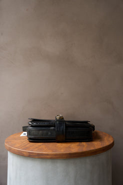 Delvaux Vintage Croco top handle bag