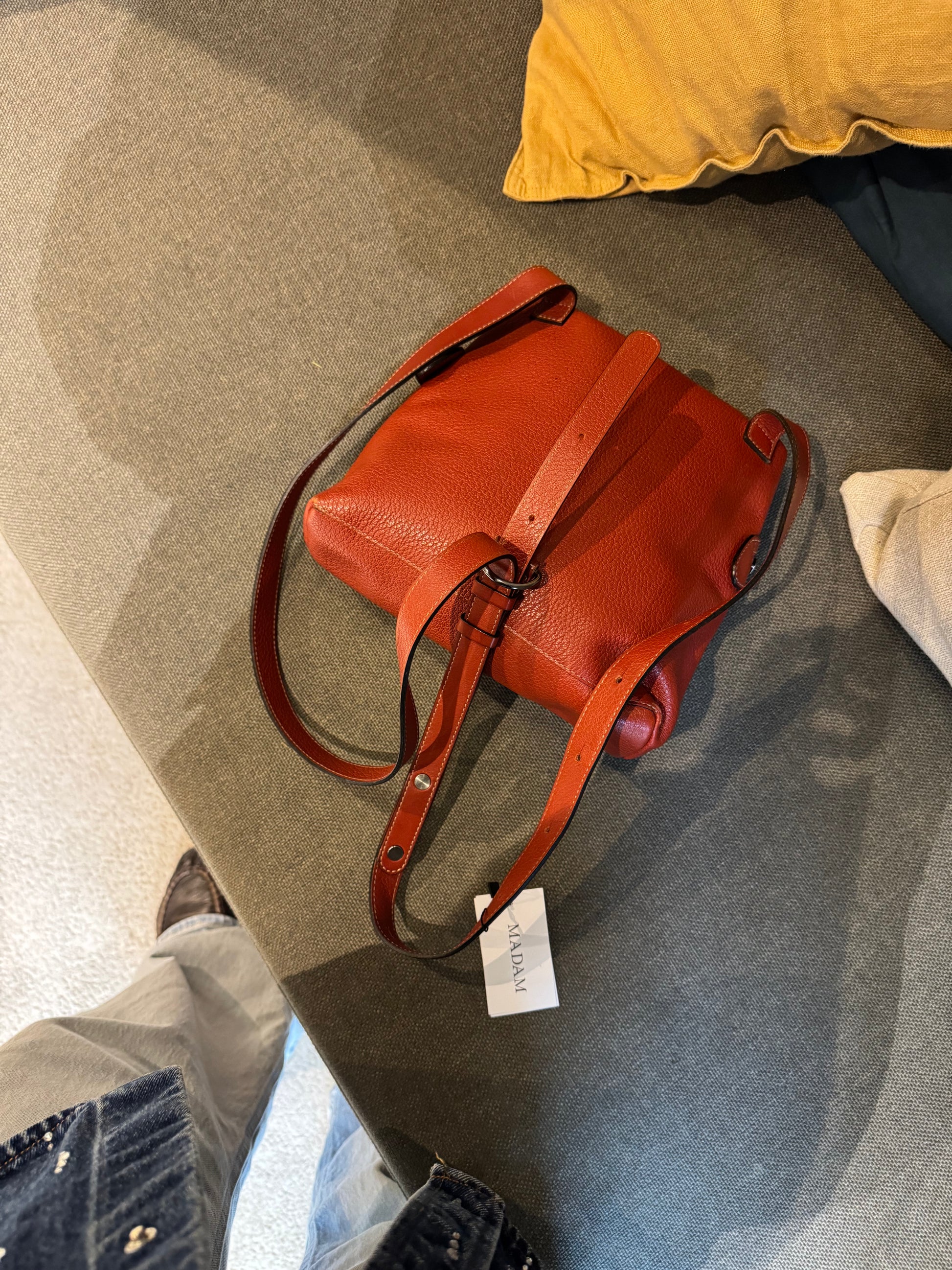 Deux de Delvaux Le Vingt-Cinq Brique Shoulder Bag / Backpack