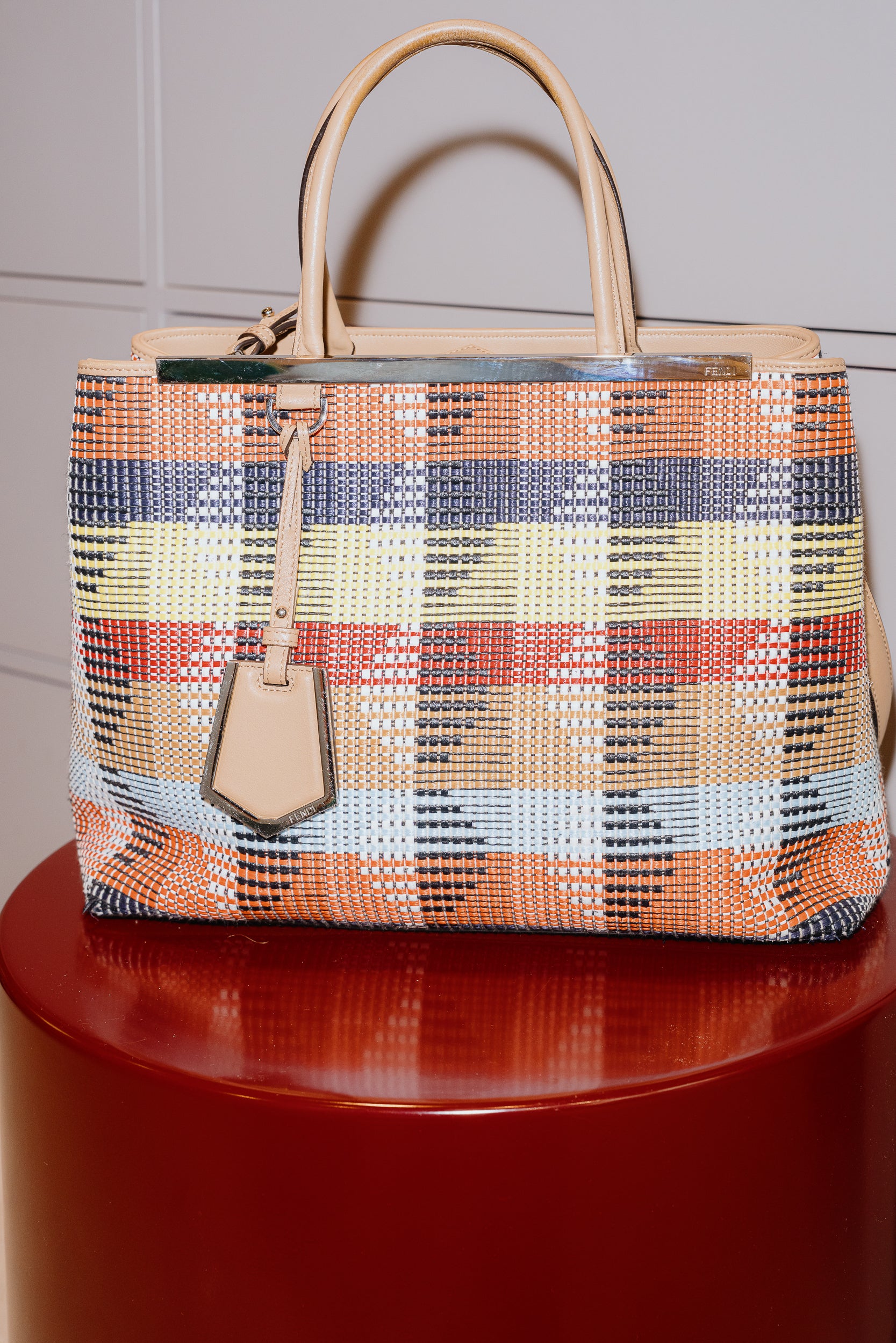 Fendi Raffia 2 Jours Bag