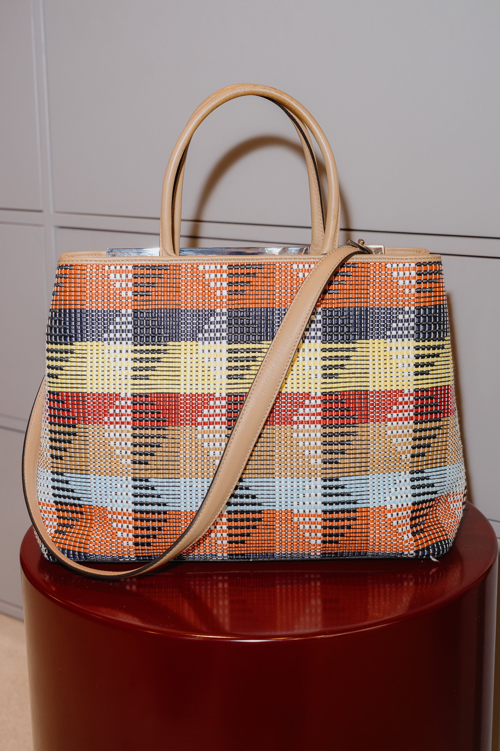 Fendi Raffia 2 Jours Bag