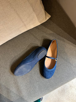 Gianvito Rossi Denim Ballerinas